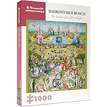 Pomegranate 1000-Piece Jigsaw Puzzle - Hieronymus Bosch 'The Garden Of Earthly Delights', Matte Finish
