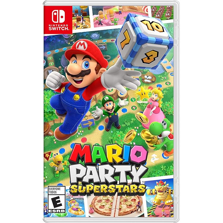 Nintendo Switch 本体 + Super Mario Party Nintendo Switch Grey, Super Mario Party Jamboree Game Bundle