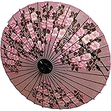和傘 踊り傘 舞傘 絹傘 尺三 桜花 ピンク生地