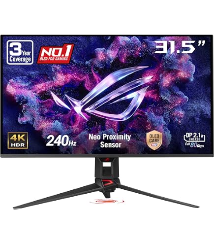 Amazon | ASUS ROG PG32UCDM 32インチ 4K 240Hz OLED ゲーミング
