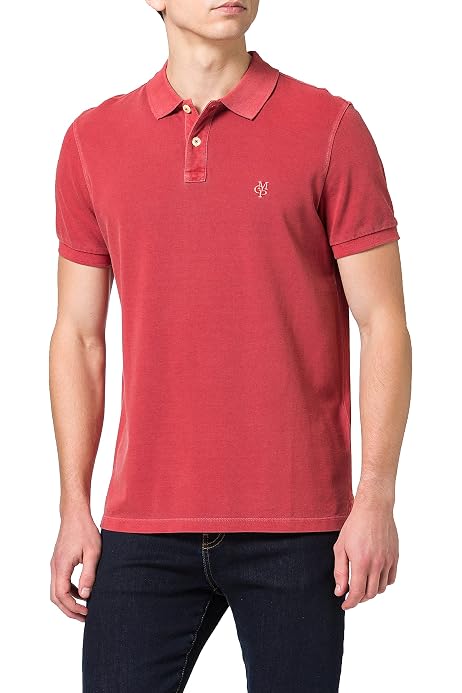 WILSON Staff Men's Golf Shirt, Red 