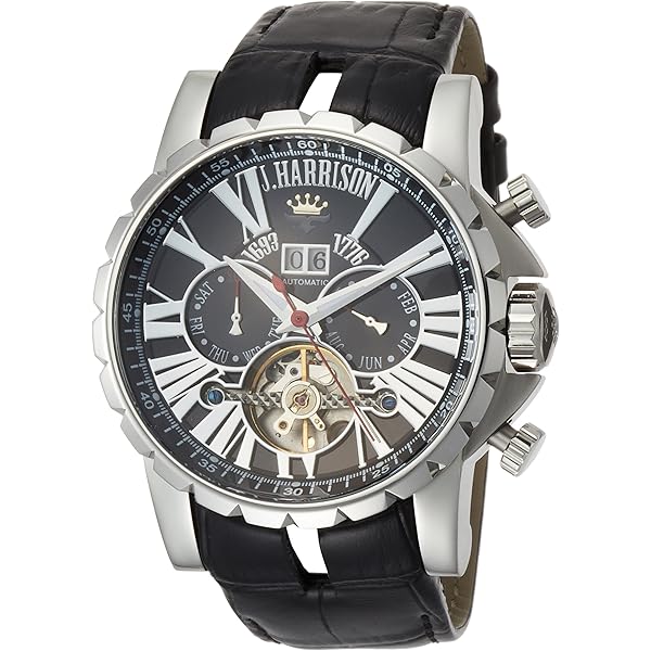 ジョンハリソン 腕時計 自動巻き メンズ J.H-033C Amazon.co.jp: [ジョン・ハリソン]John Harrison ビッグテンプ付
