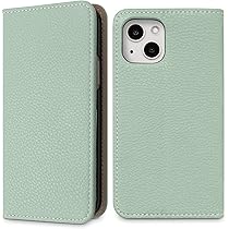 スマホケース iPhone 14/13 ミントグリーン 6.1インチ ミラー付 スマホケース iPhone 14/13 ミントグリーン 6.1インチ ミラー付