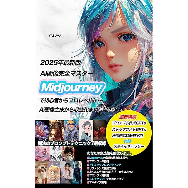 Amazon.co.jp: 2025年最新版 AI画像完全マスター Midjourneyで初心者