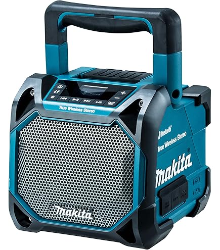 マキタ(Makita) 充電式スピーカ(黒) MR203B 本体のみ マキタ MR203B 黒 充電式スピーカ 本体のみ Bluetooth対応