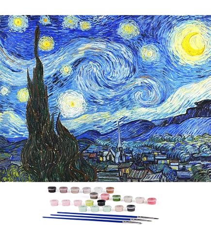 FITIMOTO Paint By Number For Adults Begginer Kids, 16x20 Inch Canvas Without Frame, DIY Acrylic Painting Kit For Home Decor, Gift For Birthday Or Any Festival, Burning And Shockwave1