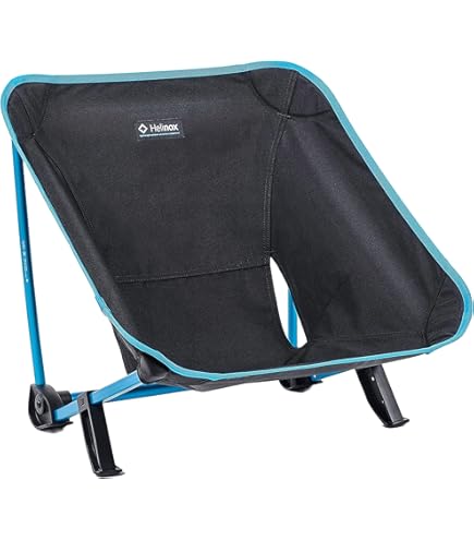 Amazon.co.jp: HELINOX GROUND CHAIR (BLACK/BLUE) : スポーツ＆アウトドア