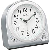 セイコー クロック 目覚まし時計 アナログ 切替式 アラーム PYXIS ピクシス 青メタリック NQ705L SEIKO