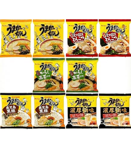 Amazon.co.jp: うまかっちゃん 黒豚とんこつ 鹿児島焦がしねぎ風味 5個