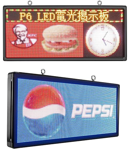 Amazon | 屋外用 看板 103X45CM 電光掲示板 横纵两用型 電光広告器