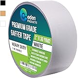 EdenProductsのリアルプレミアムグレードの粘着テープ。2インチ × 30ヤード。市販品の中で最も強く、ちぎりやすく、残留物が出ません。高耐久 非反射マット仕上げ粘着テープ、屋外 & 屋内用 - ブラック 2 Inch x 30 Yards