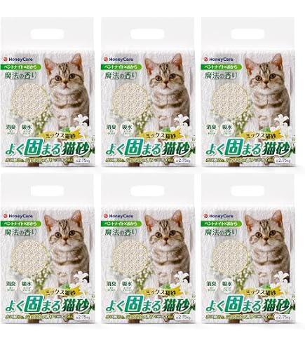 Amazon | HoneyCare キャッサバミックス猫砂 ハニーケア キャッサバと