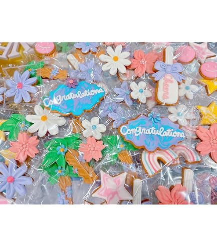 Amazon.co.jp: 結婚祝いクッキーセット, ManaCAFE.100g詰合せ.happy