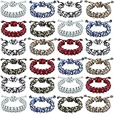 Adjustable Paracord Bracelets Friendship Bracelets Camo Parachute Cord Bracelet Wristbands Survival Emergency Tactical Bracel