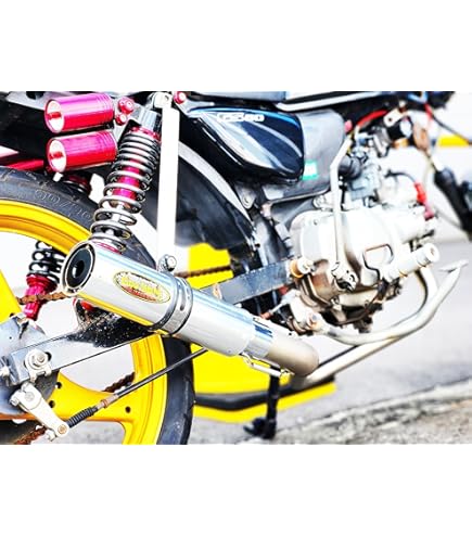 Amazon | W2-25NEWBK* アウトレット エイプ 50 APE 対応 マフラー 爆音