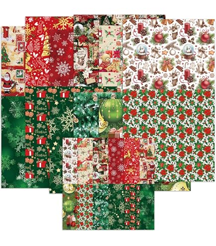 PaperKiddo 96 Feuilles Papier Origami Noël - Modèles Festifs Colorés 20x20cm Pour Enfants Et Créatifs