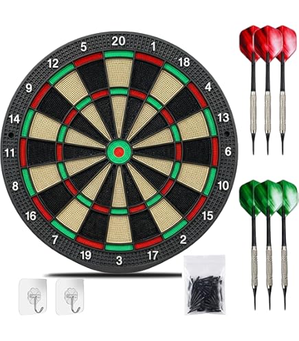 Amazon.co.jp: 【D-CRAFT ディークラフト】卓上 ダーツ ボード DARTS