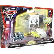 カーズ2 メダル レア Amazon | PROFESSOR Z/ACER WITH HELMET【CARS 2】2台セット