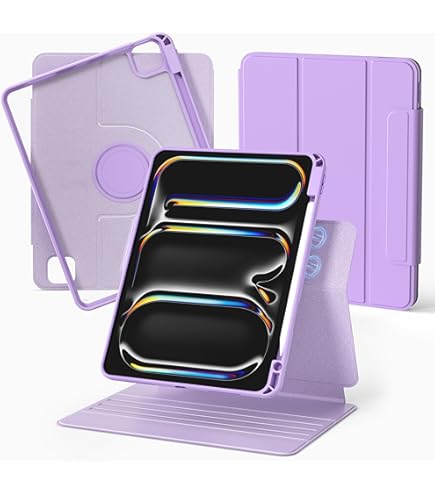 iPad Pro 11用360度回転ケース Amazon.co.jp: 360度回転 iPad Pro 11 2024 ケース 縦置き 横