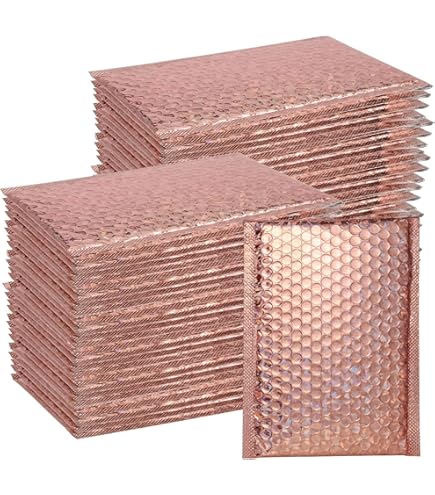 Aazon.co : Dazarey 30 Pcs Etallic Bubble Ailer,Poly Padded Envelopes,Waterproof Self Seal - View #3