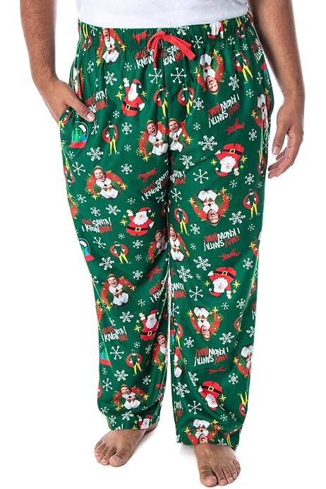 Allover Print Holiday Christmas Pajama 
