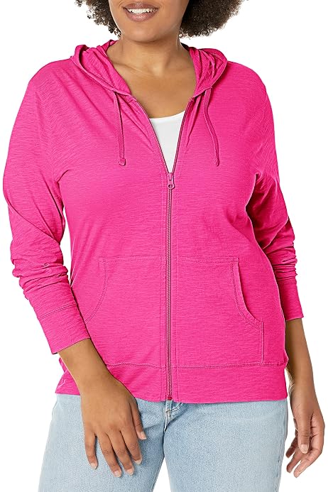Jersey Full Zip Hoodie Shirt, Dada Gray 