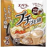 エバラ食品 プチッと鍋の素 とんこつしょうゆ鍋 23g 6個