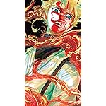 朱色の仮面 iPhoneSE/5s/5c/5 壁紙 視差効果 ペル