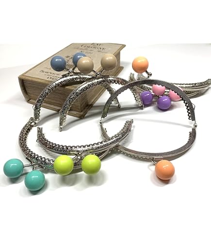 0202 カラフル口金 10.5cm角型 10色セット 0202 カラフル口金 10 5cm角型 10色セット 型紙付｜Yahoo!フリマ