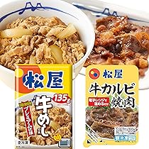 Amazon.co.jp: 【松屋】 牛丼 × カルビ焼肉 30食 セット 牛めし