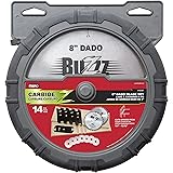 MIBRO 416381 8" Carbide Stacking Dado Blade Set - 14 Pieces