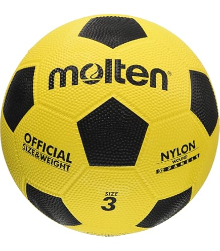 Amazon | モルテン 亀甲ゴムサッカー4号(白黒) F4W | モルテン(molten