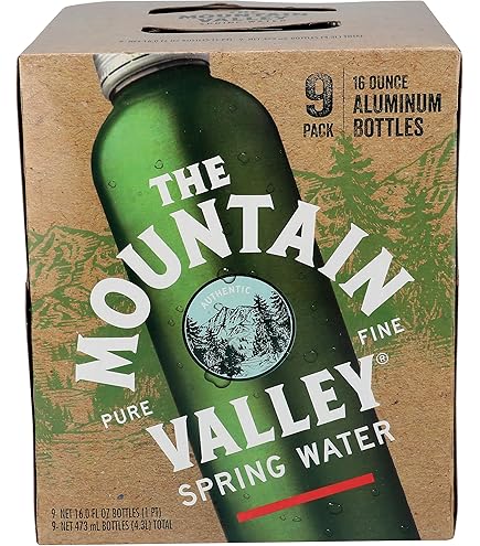 Amazon.co.jp: WATERMountain Valley スプリングウォーター アルミ