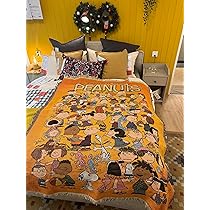 Amazon｜スヌーピー,ラグ マット ソファーカバー， ベッドカバー