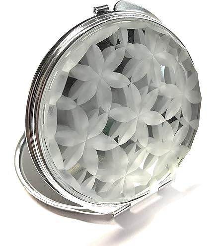 Amazon.co.jp: 東京切子コンパクトミラー 星姫 クリアー Silver