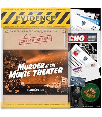 The murder mystery mansion game with 12 suspects, 5