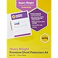 MARBIG(R) 25100S Sheet Protectors Heavy Weight A4 Box 50