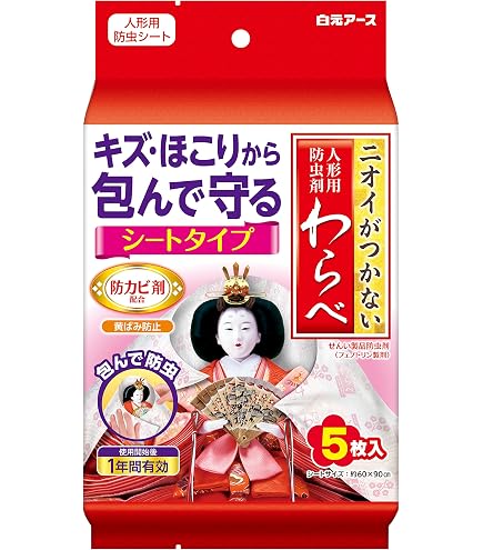 Amazon | お手入れセット プラ柄 毛バタキ 白手袋セット ひな人形用 五