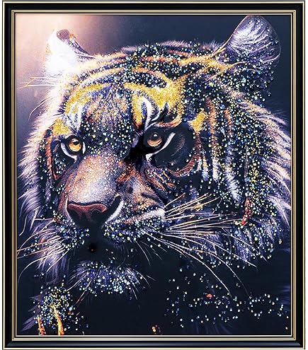 虎の顔のクリスタルアート 51x61cm Amazon.co.jp: クリスタルアート ベンガル アートパネル 51x61cm