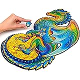 unidragon wooden jigsaw puzzle majestic wolf