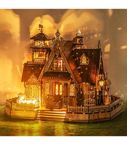 Amazon | ROKR 3D 木製パズル オルゴール (シークレットガーデン