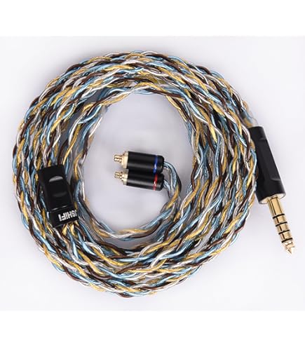 1点のみ】銀銅合金導体 8コア1064芯 MMCX/4.4mmバランスリケーブル