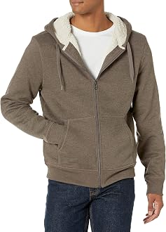 Full-Zip Hooded Fleece Sweatshirt 