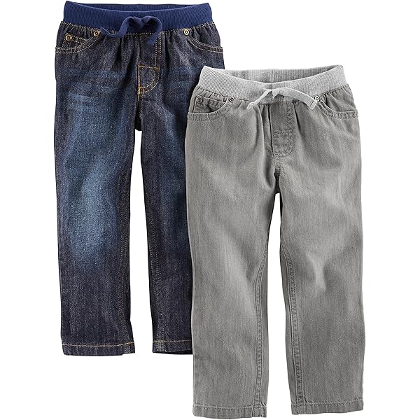 Carter's Baby Boys' Faux Denim Jeans 10 Baby Boy 100% Cotton Faux