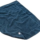 ブルーム 今治タオル 認定 レオン バスマット 大判サイズ コットンヤーン使用 無地 ホテル仕様 大きめ バスマット 日本製 (シーブルー)