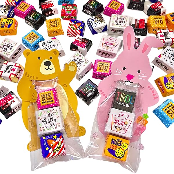 Amazon.co.jp: 感謝チロル デコチロル 6セット(くま×3 うさぎ×3