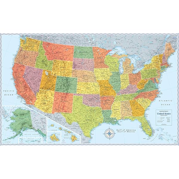 Amazon.co.jp: ランド・マクナリー シグネチャーエディション 世界地図
