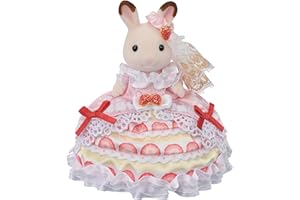 シルバニアファミリー 人形 【 ハッピーバースデーフレア ストロベリーケーキドレス 】 C-80 STマーク認証 3歳以上 おもちゃ ドールハウス Sylvanian Families エポック社 EPOCH