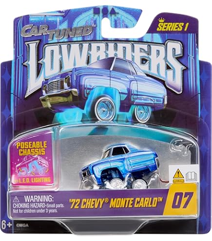 Amazon | CAR TUNED 1:64 LOW RIDERS SHOW GLOW SERIES 2 - SET