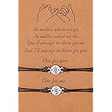 morniface Pinky Pomise Distance Matching Lava Stone Bracelets for Best Friends Couple Family Women Mens Teen Girls